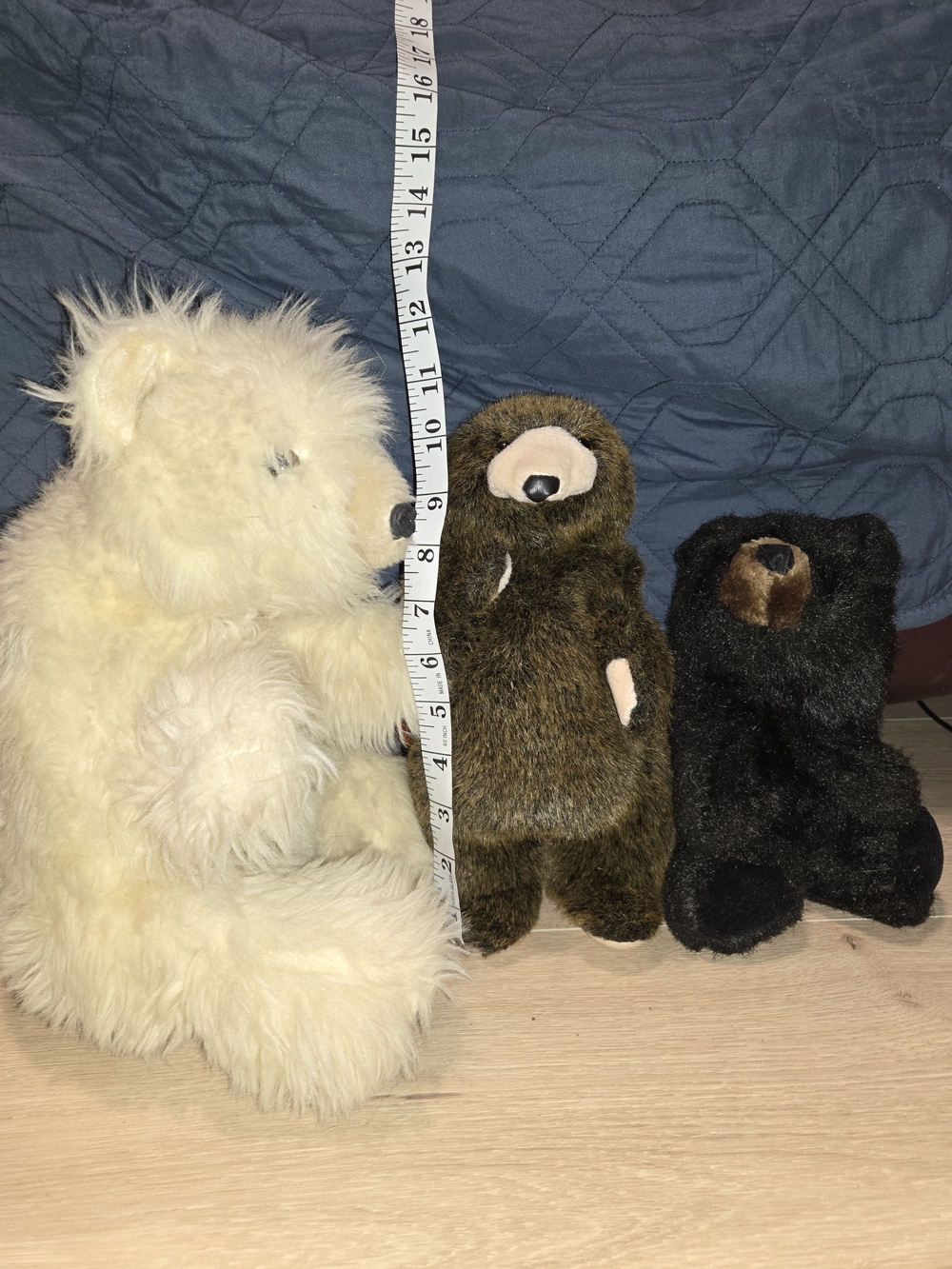 Vintage Folkmanis Furry Folks And Folktails Bear Hand Puppets